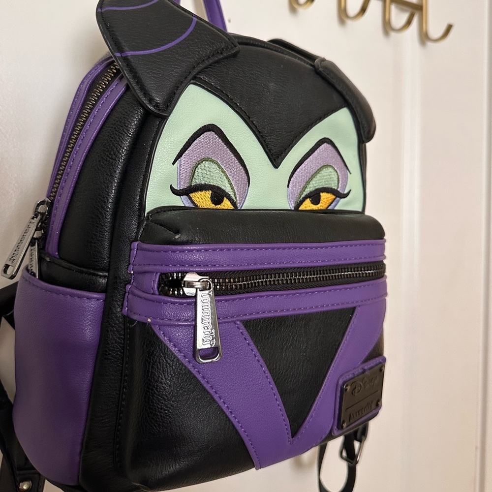 Maleficent Loungefly Disney Villains mini backpack